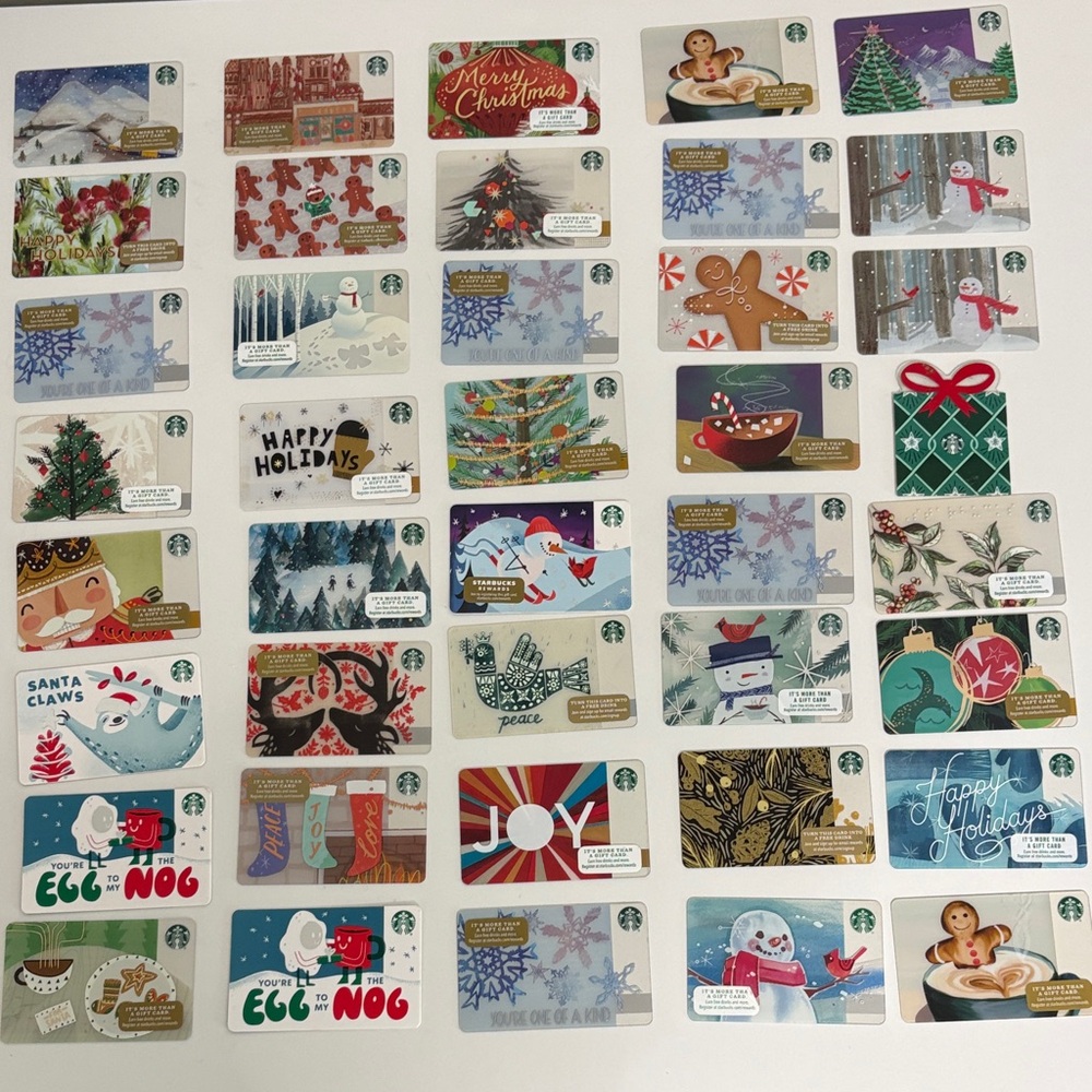 Starbucks Festive Gift Cards